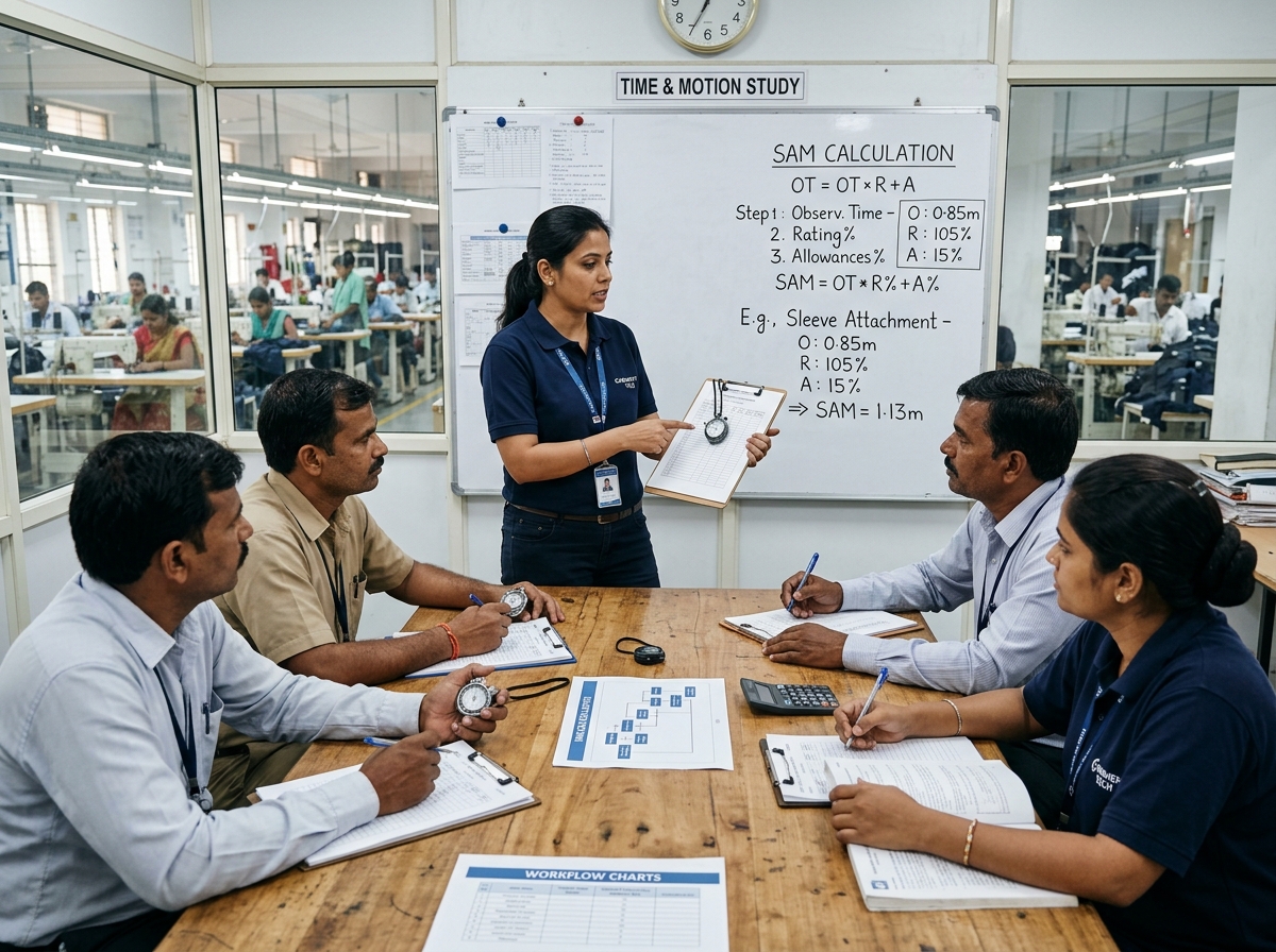 Industrial Engineering and garment line balancing consulting